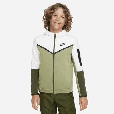 humedad África Arena Nike Sportswear Tech Fleece Sudadera con capucha con cremallera completa -  Niño. Nike ES