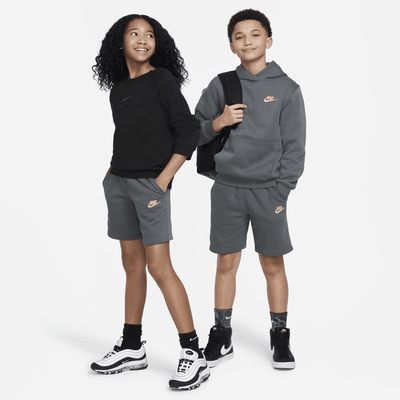 Nike Sportswear Club Fleece shorts van sweatstof voor kids