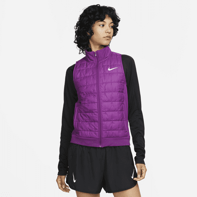 Ajustable lago Estrecho Chaleco de running con relleno sintético para mujer Nike Therma-FIT. Nike .com