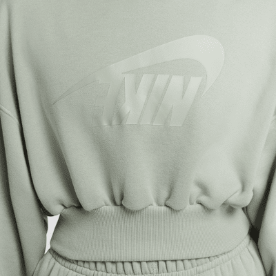 Nike Sportswear Women's Oversized Cropped French Terry Pullover Hoodie