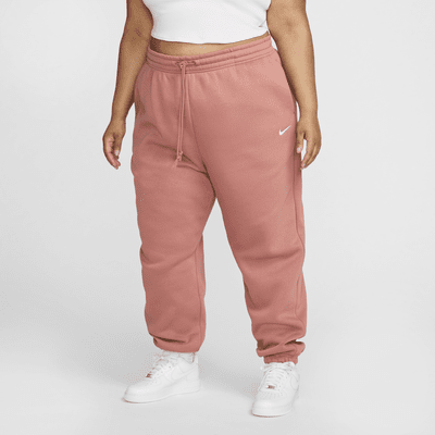 Pants de entrenamiento oversized de cintura alta para mujer (talla grande) Nike Sportswear Phoenix Fleece