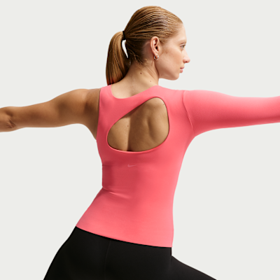 Playera de una sola manga Dri-FIT para mujer Nike Zenvy