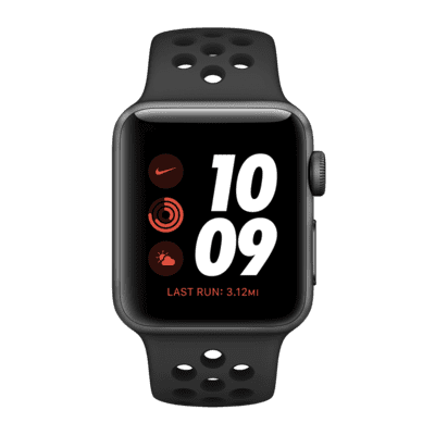 Apple Watch Nike+ Series 3 (GPS + Cellular) 42mm Open Box Running 