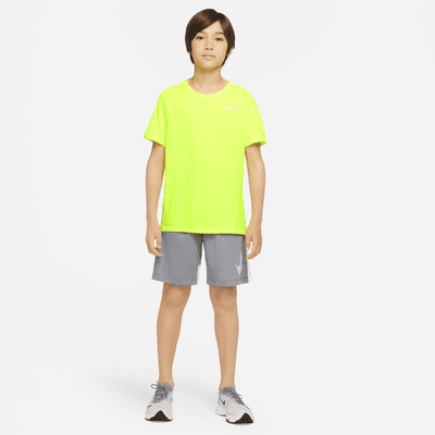 Nike Dri-FIT Miler Trainingsoberteil für ältere Kinder (Jungen)