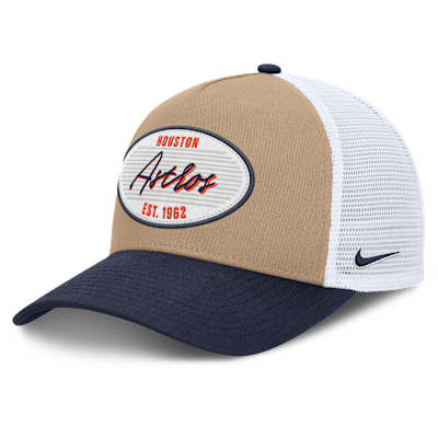 Houston Astros Rise Men's Nike MLB A-Frame Trucker Adjustable Hat from Nike - $40