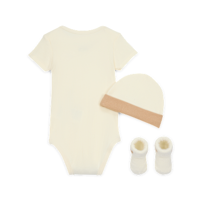 Nike Baby (6-12M) Waffle Knit Bodysuit 3-Piece Set