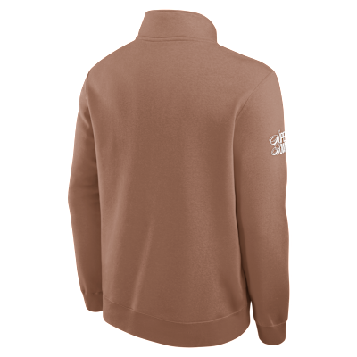 Sudadera de cuello redondo Nike de la NFL de medio cierre para hombre Super Bowl LX