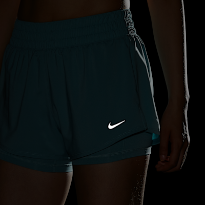 Nike Dri-FIT One Women's Mid-rise 8cm (approx.) 2-in-1 Shorts