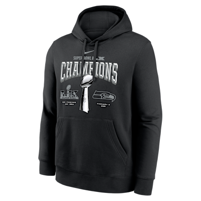 Seattle Seahawks Super Bowl LX Champions Trophy Collection Men's Nike NFL Pullover Hoodie