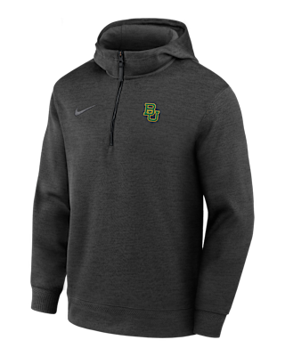 Мужское худи Baylor Bears Nike NCAA Basketball Coaches' Pullover Hoodie для баскетбола