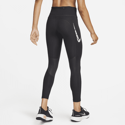 Nike Fast Women's Mid-Rise 7/8 Running Leggings with Pockets. Nike AU