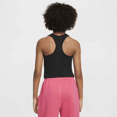 Tank top σε ριμπ ύφανση Nike Sportswear για κορίτσια