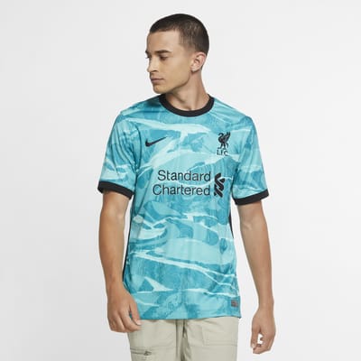 lfc nike mens black training ground tee
