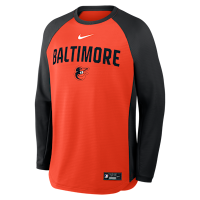 Baltimore Orioles Authentic Collection Men's Nike Dri-FIT Pullover Crew from Nike - $84
