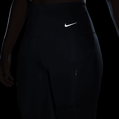 Nike Go Leggings de longitud completa, talle alto y sujeción firme con bolsillos - Mujer