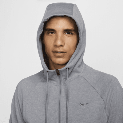 Hoodie versátil com fecho completo Dri-FIT UV Nike Primary para homem