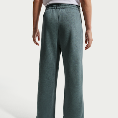 Nike Sportswear Club Fleece bukse med vide ben til jente