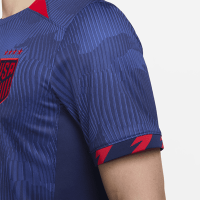 Jersey de fútbol Nike Dri-FIT para hombre de la selección femenina de fútbol de EE.UU. (4-Star) 2023 Stadium visitante