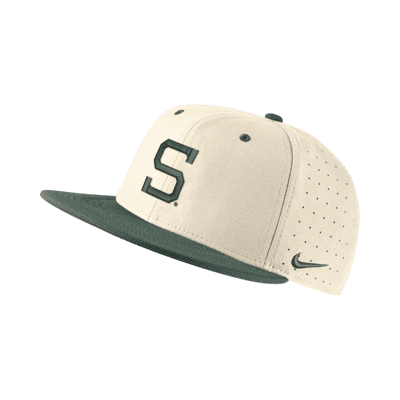 Gorro de béisbol ajustado Nike College Michigan State