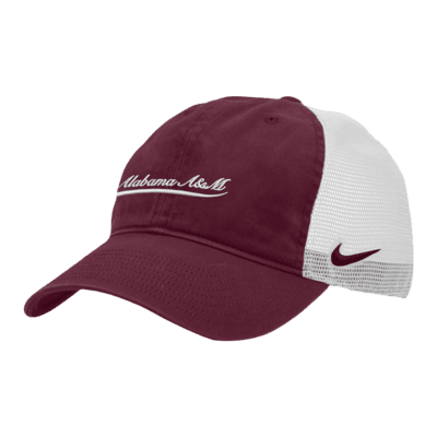 Gorra de rejilla Nike College Alabama A&M Heritage86