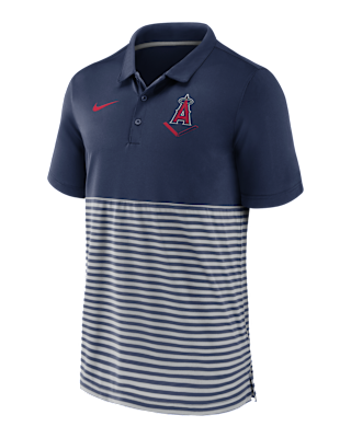 Мужские  Los Angeles Angels Home Plate Striped Nike MLB Polo