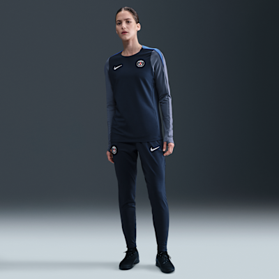 Haut de foot en maille à col ras-du-cou Nike Dri-FIT Paris Saint-Germain Strike pour femme