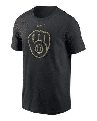 Men's Milwaukee Brewers New Era Camo Club T-Shirt