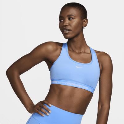 Brassière de sport rembourrée Nike Swoosh Medium Support pour femme