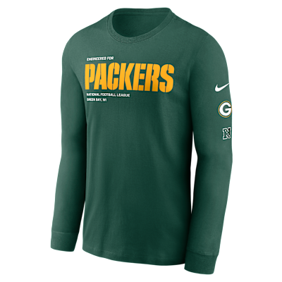 Green Bay Packers Play To Win Essential Men's Nike NFL Long-Sleeve T-Shirt