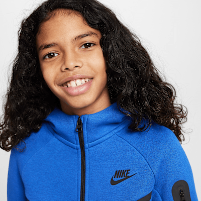 Nike Sportswear Tech Fleece Big Kids' Full-Zip Hoodie