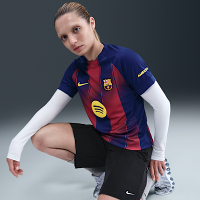 FC Barcelona 2025/26 Stadyum İç Saha Nike Dri-FIT Kadın Futbol Taraftar Forması