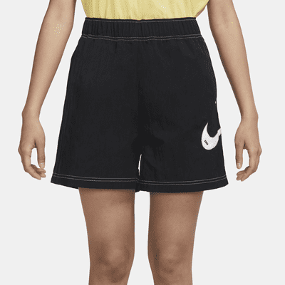 Nike Sportswear Swoosh 女款梭織高腰短褲