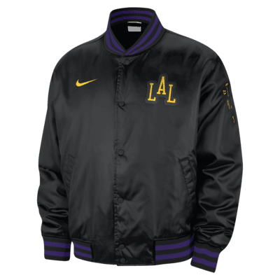 Los Angeles Lakers 2023/24 City Edition Men's Nike NBA Jacket. Nike LU