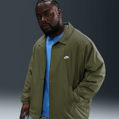 Chamarra de coach para hombre Nike Club