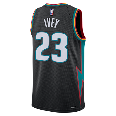 Jersey Nike de la NBA Swingman para hombre de Jaden Ivey de los Detroit Pistons City Edition