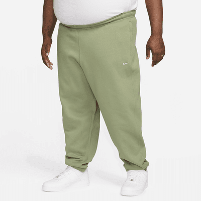 Pants de tejido Fleece para hombre Nike Solo Swoosh