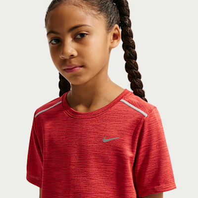 Κοντομάνικη μπλούζα Nike Miler Dri-FIT για μεγάλα παιδιά