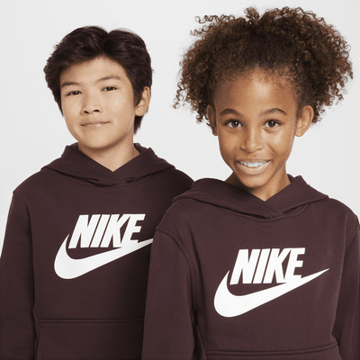 Sudadera con gorro para niños talla grande Nike Sportswear Club Fleece