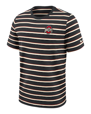 Мужская футболка Ohio State Athletic Prep Legacy Summit Stripe Nike College