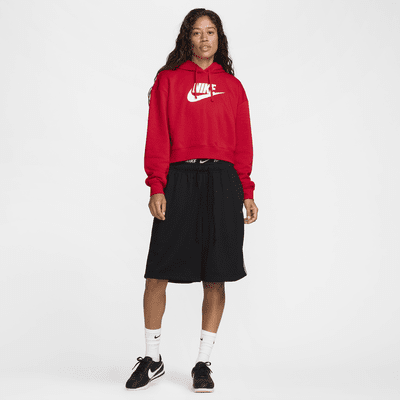 Nike Sportswear Club Fleece Women's Oversized Crop Graphic Hoodie