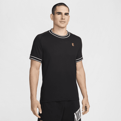 NikeCourt Heritage Kurzarm-Tennisoberteil für Herren