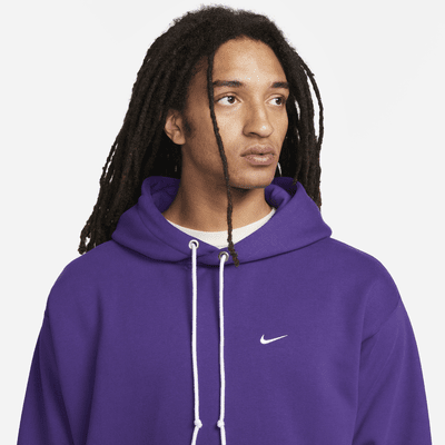 Sudadera con gorro sin cierre de tejido Fleece para hombre Nike Solo Swoosh