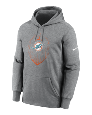 Мужское худи Miami Dolphins Icon Men’s Nike Therma NFL Pullover Hoodie