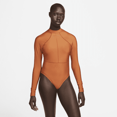 Nike Fusion Women's Long-Sleeve One-Piece Swimsuit