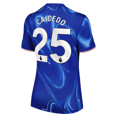 Jersey de fútbol Nike Dri-FIT del Chelsea local 2024/25 Stadium Moisés Caicedo para mujer