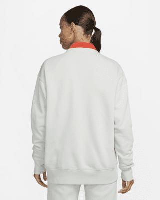Nike Bluza dresowa z okrągłym dekoltem i blokami kolorów khaki różnych, Infrastructure-intelligenceShops