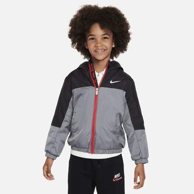 Nike Fleece Lined Woven Jacket Younger Kids' Jacket. Nike IE