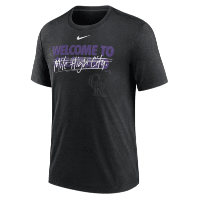 Women's Nike Purple Colorado Rockies Baseball T-Shirt