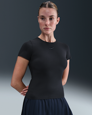 Женские шорты Nike Form Short-Sleeve Top