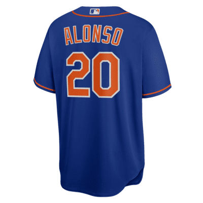 Camiseta de béisbol Replica para hombre MLB New York Mets (Pete Alonso)